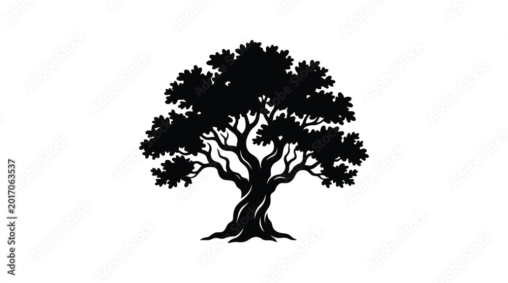 Fototapeta premium tree silhouette high quality professional detailed modern elegant stylish clean crisp vibrant colorful