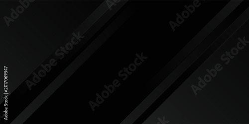 Elegant dark background with diagonal stripes and glossy glass reflections. Minimalist black textured backdrop for corporate, technology, and premium luxury design projects.