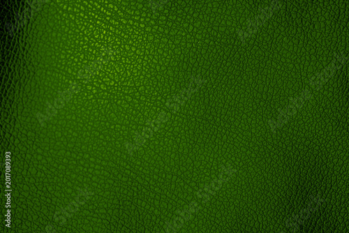 Foto Green textured material close up