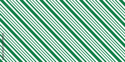 Принти на полотні Vintage green candy cane stripes Christmas holiday Vector Pattern