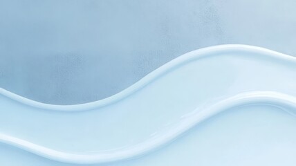 Abstract blue cream texture swirl background minimalist skincare backdrop for beauty presentation and design.