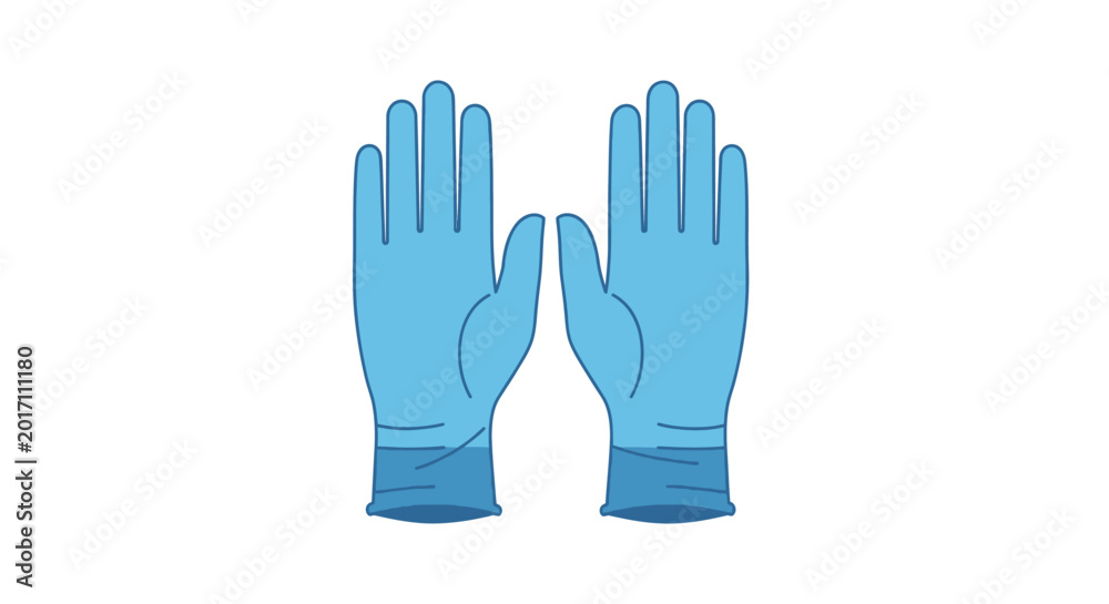 Fototapeta premium Medical icons illustrated healthcare elements for design and illustration