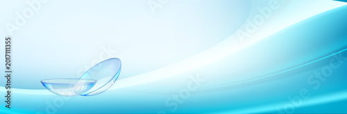 Blue contact lenses for your eye health