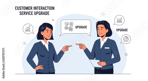 Customer Interaction Service Upgrade Business Meeting