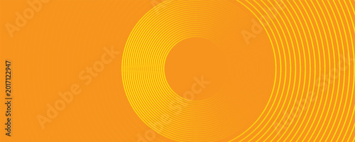 Foto Yellow Circle Radial Background Pop Art Design Template,vector Eps10