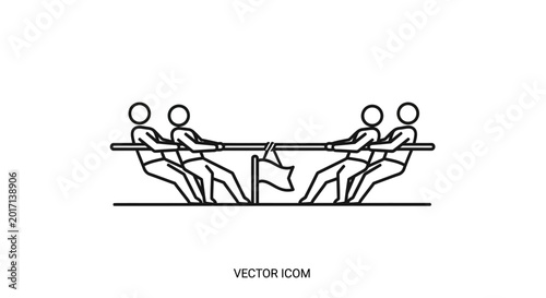 Tableau sur toile People sitting at a table together.