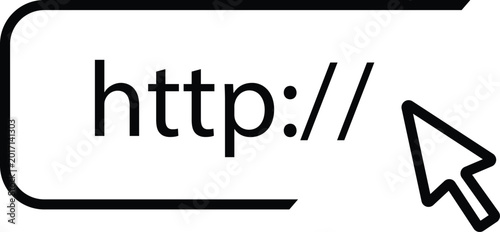 Cursor clicks on a URL link