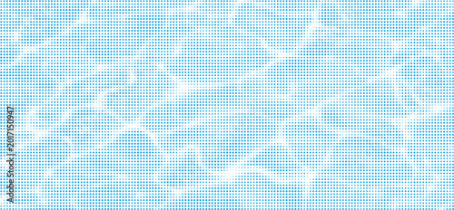 Cuadro en lienzo Blue and white water ripples light surface overlay background