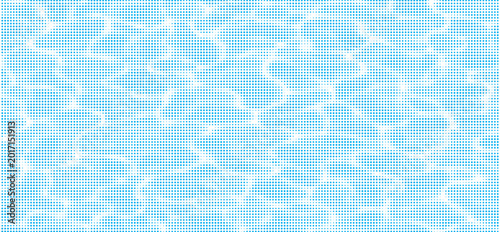 Bild auf Leinwand Blue and white water ripples light surface overlay background