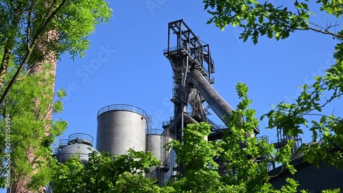 Time Lapse Luxembourg Esch sur Alzette Belval université ancien laminoir industrie