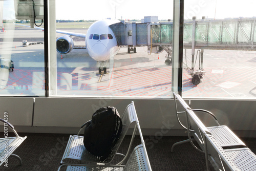 Abandoned luggage at an airport could be considered an attempted terrorist attack. It could lead to an airport evacuation and a suspension of air traffic.
