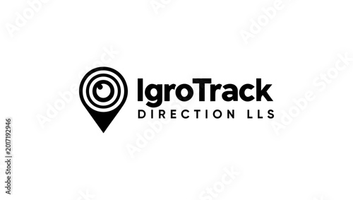Schilderij op canvas A logo for Location map pin icon Modern map marker collection