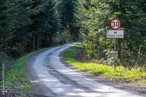 Beskid Sądecki, wiosna, 