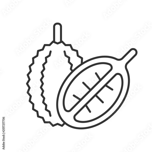 Foto Durian linear icon