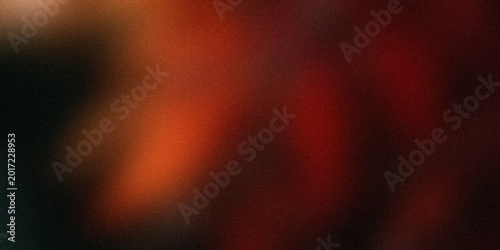 Fotografía Dramatic red and black bokeh background with intense grainy texture creates mysterious glowing atmosphere for dark creative
