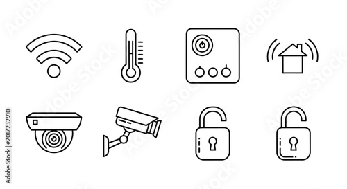 Canvastavla Security icons for protection and safety.