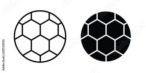 Quadro em tela Football icon concept editable. Best for web ui design