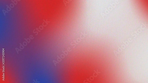 Abstract Red and Blue Gradient with White Light Leak Background.