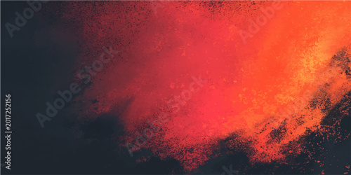 Foto An abstract image of vibrant colors of fire and smoke