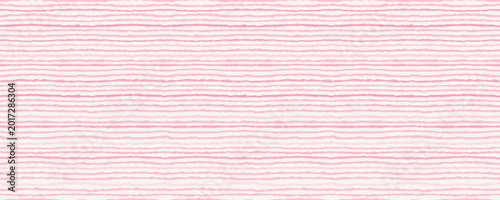 Seamless watercolor baby pattern with soft pink stripe lines in pastel tones,...