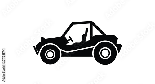 Photos Dune buggy silhouette vector illustration of off road vehicle for automotive des