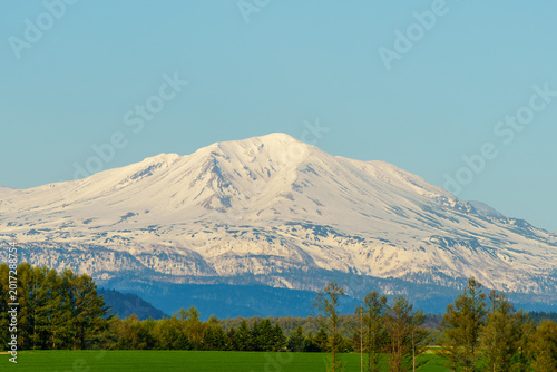 Konstfotografi 北海道一高い山、旭岳（夕方）