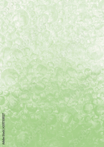 Arrière-plan organique de bulles et motifs fluides en dégradé – Texture abstraite et apaisante pour designs créatifs vert nature