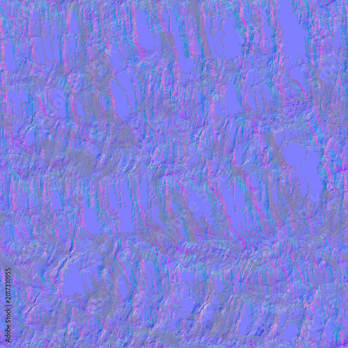 Rough Vertical Bark or Rock Normal Map