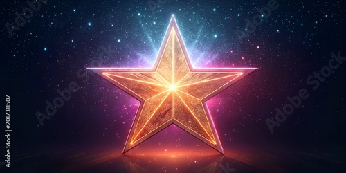 abstract background with stars