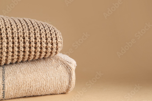 Stack of beautiful stylish ...