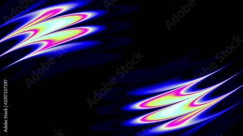 blue flame background animation on transparent