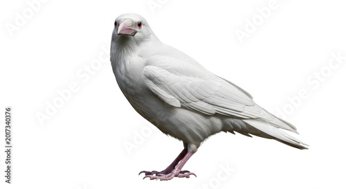 Gray pigeon standing on a flat surface isolated on transparent background