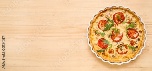 Delicious vegetable pie on ...