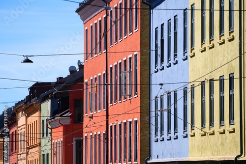 Photography Grunerlokka district of Oslo city, Norway