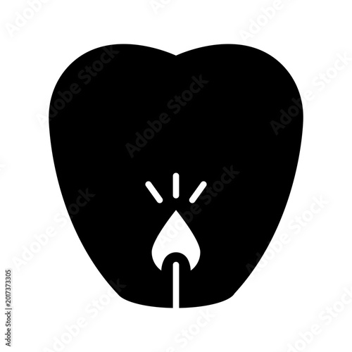 Εκτύπωση καμβά Sky lantern icon