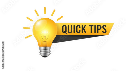 Illuminating quick tips for enhanced productivity