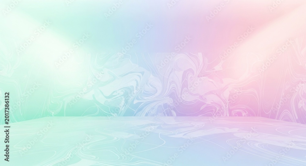 Obraz premium Abstract Pastel Gradient Background with Soft Light Effects.