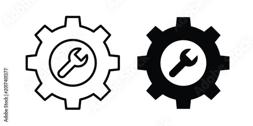 Cuadro en lienzo Maintainance icon design illustrator set