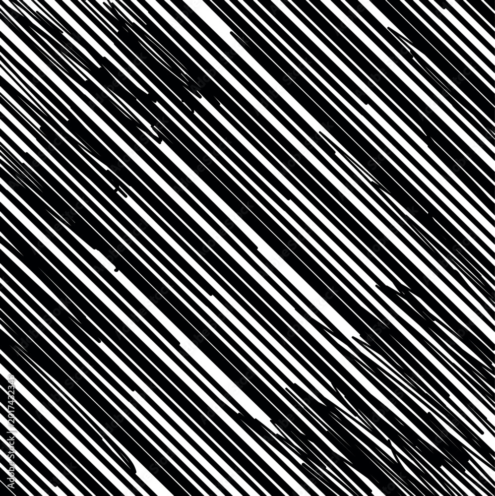 Obraz premium Striped dense texture with straight and hand-painted areas.