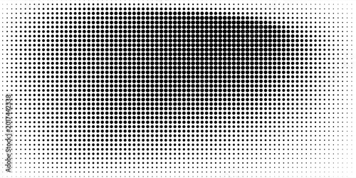 Bild auf Leinwand Halftone faded gradient texture