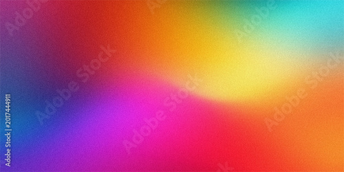 Fotografie Vibrant and colorful gradient background with smooth transitions of primary and secondary colors creating a visually appealing texture