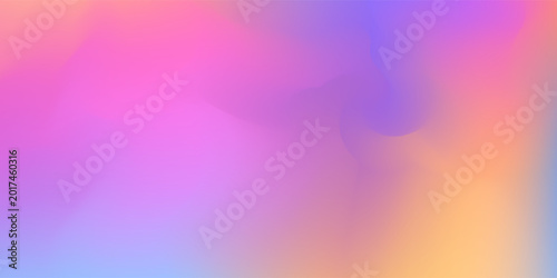 Cuadro en lienzo Soft pastel gradient abstract background, smooth and opaque blend of liquid colo