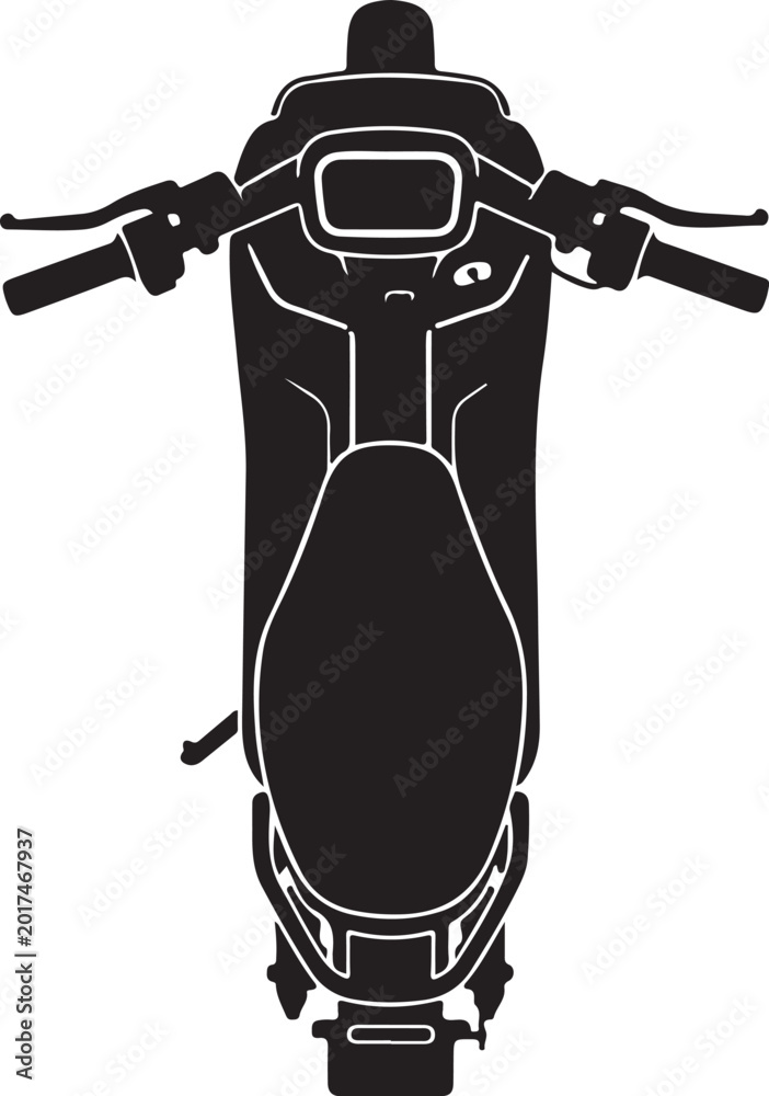 Fototapeta premium Motorcycle, bike, vehicle, transportation, black, silhouette, vector graphic