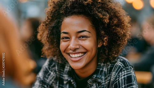 During a meeting for college applications, a young student smiles as the counselor provides advice and support for academic planning. They discuss their future goals and career path with their mentor.