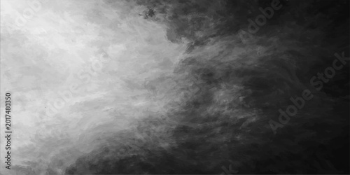 Tableau sur toile A swirling pattern of grey steam and white smoke creates a dark texture against