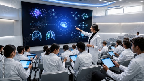 Medical AI Education and Digital Healthcare Training Classroom