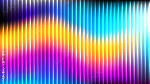 Colorful Wavy Neon Vertical Lines Abstract Gradient Background for Energetic Party Designs