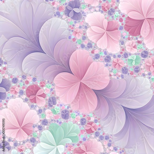 Close up of bunch of pink and purple flowers, beautiful botanical floral arrangement for nature beauty and environment background