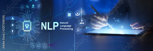 Photos NLP Natural Language Processing System with AI Chip and Linguistic Data Processing