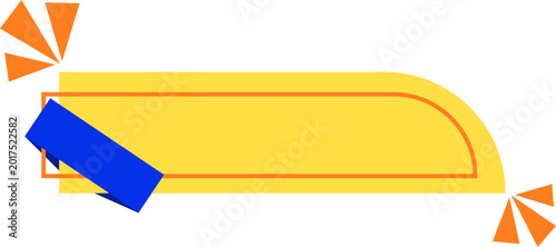 Modern Abstract Yellow Banner Template